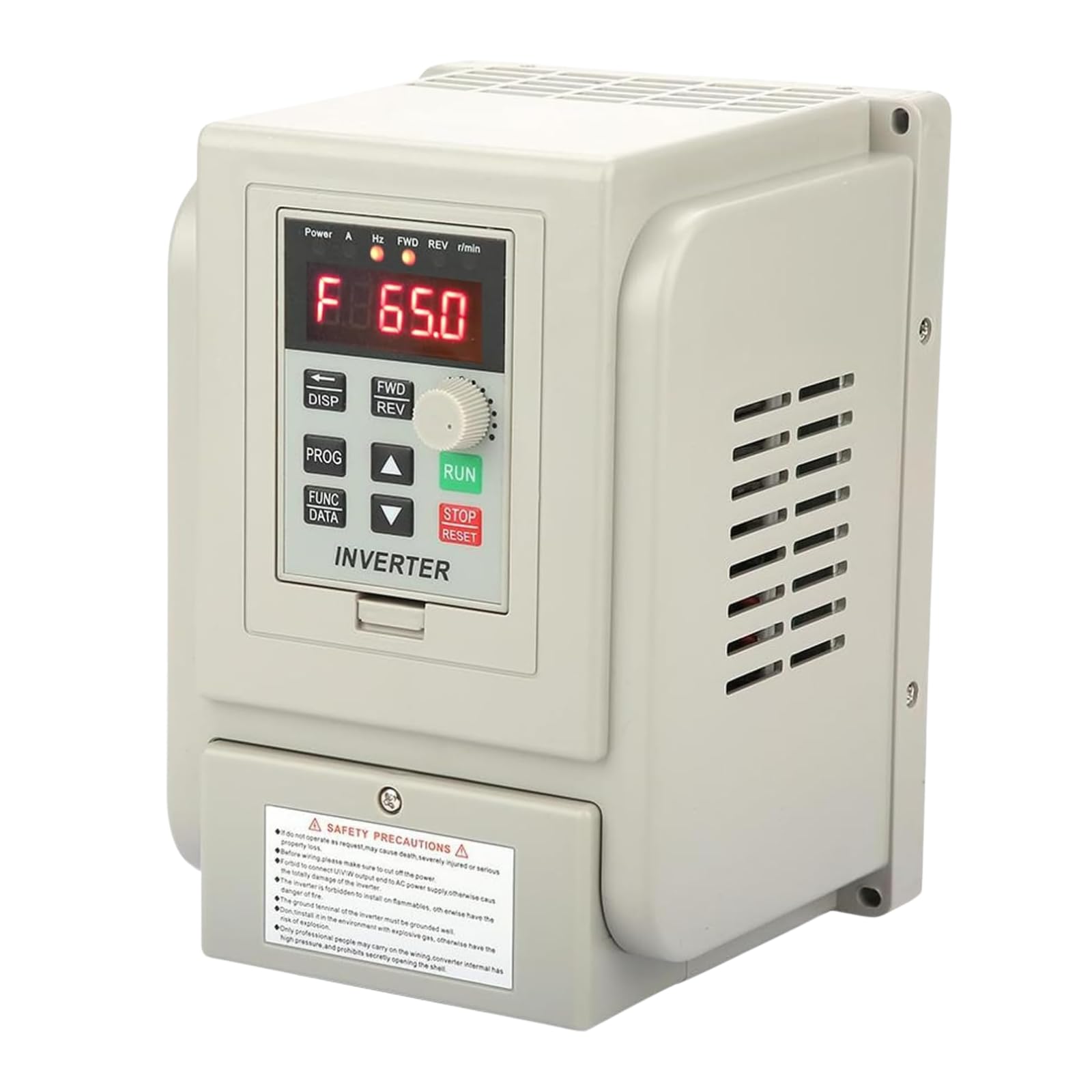 VIFERR Variable Frequency Drive 2.2KW 220VAC Single-phase Variable Frequency Drive VFD Speed Controller for 3 Phase 2.2kW AC Motor