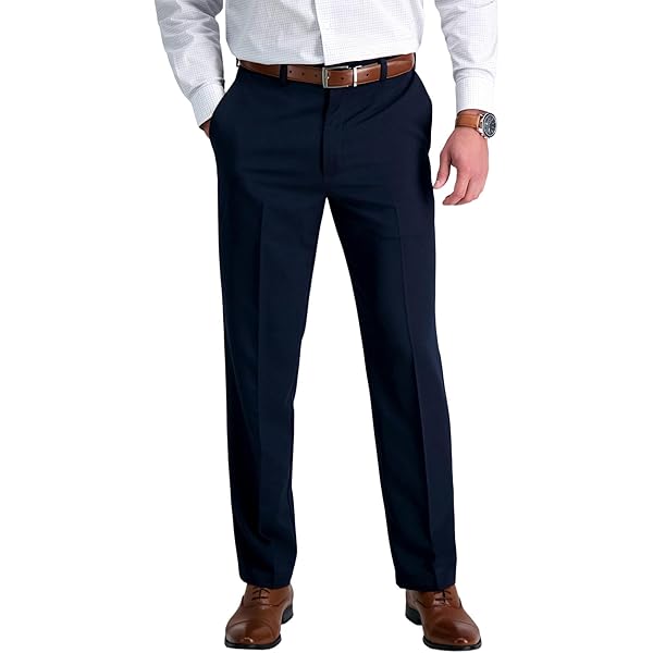 slim fit dress slacks E-CLO™ Stria Dress Pant| Haggar