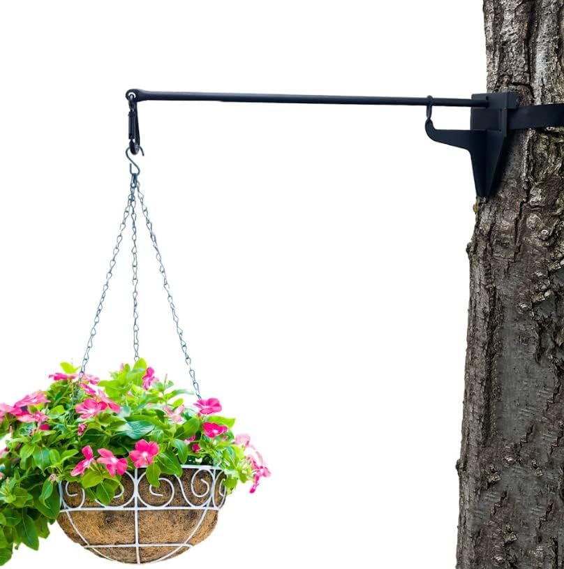 Outdoor Hanging Brackets - H HERRON OUTDOORS THE BETTER CHOICE Tree Hanging Bracket Cinch Mount for Bird Feeders, Flags, Plants and More