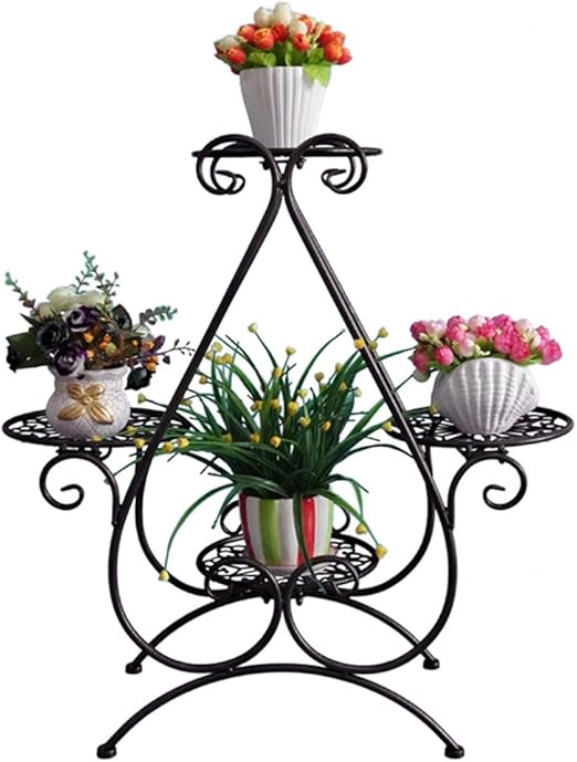 Amazon Com Runwei Flower Frame Wrought Iron Bonsai Frame Floor