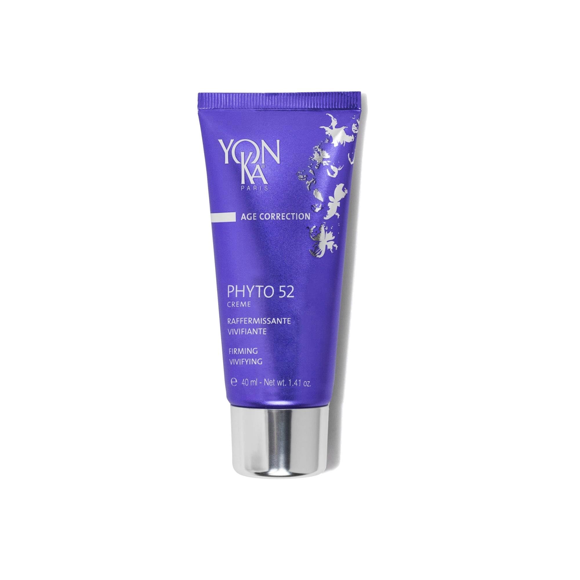 Phyto52 Anti-Aging Firming Night Cream Yonka 40ml | Moisturizes, Firms Face Skin & Tightens Pores | Dermatologically Proven Results ! 92% Natural Origin, With Vitamin E