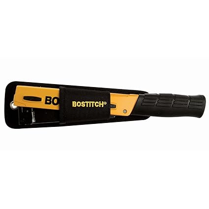 Bostitch Hammertacker H30-8D6 10 mm - Set mit Klammern und Holster, robust und leicht