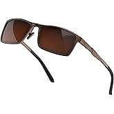 ATTCL Men's Casual Polarized Sunglasses for Men Sports Driving Sun Glasses UV Protection Al-Mg Frame