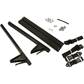 Harmony Gear Supplemental Steering Kit for Tandem Kayak Rudder Systems | Wilderness Systems and Perception Kayaks | Foot Braces and Extension Straps, Black, One Size (8023053)