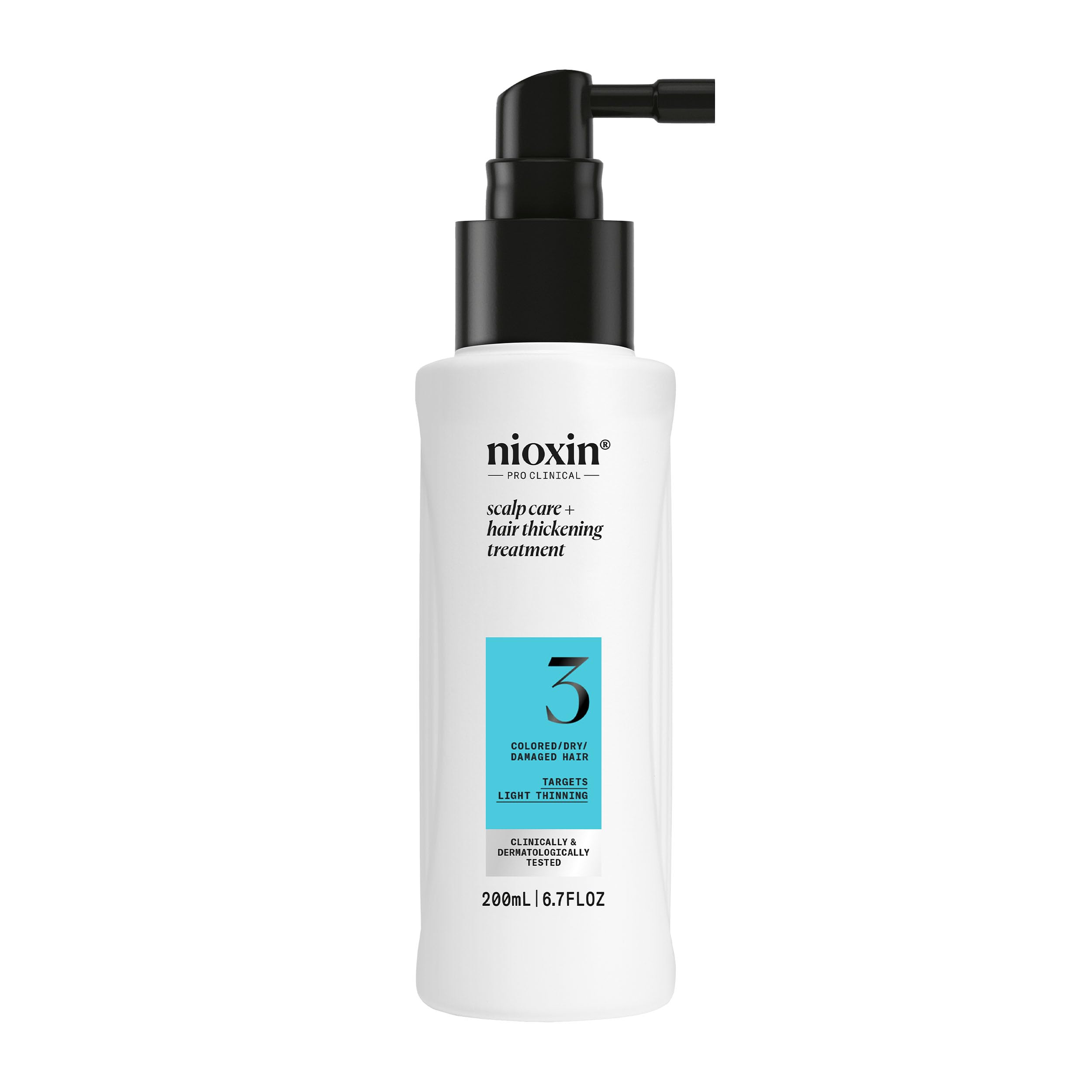 Photo 1 of Nioxin System 3 Scalp + Hair Thickening Treatment | Serum for Colored or Damaged Hair with Light Thinning | 6.8 Fl oz.