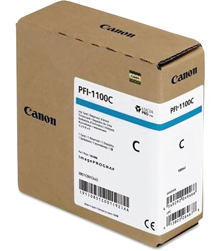 Amazon.com: Canon 0849C001 Ink PFI1100MBK Matte Black 160 ml