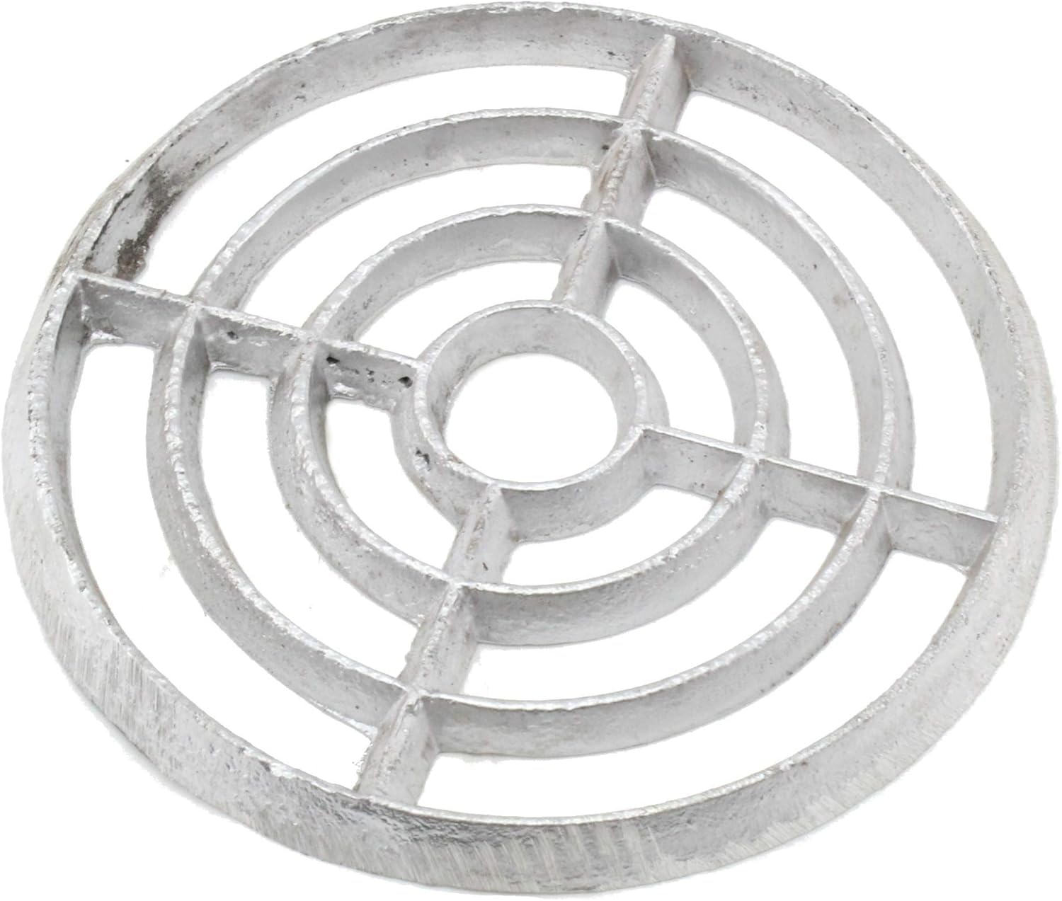 Cast Alloy Round Drain Grate Gully Grid Cover - 8" 201mm x 10mm