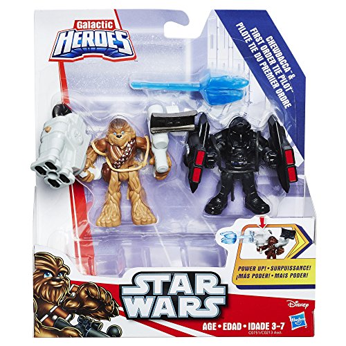 Star Wars Galactic Heroes Chewbacca & First Order TIE Pilot