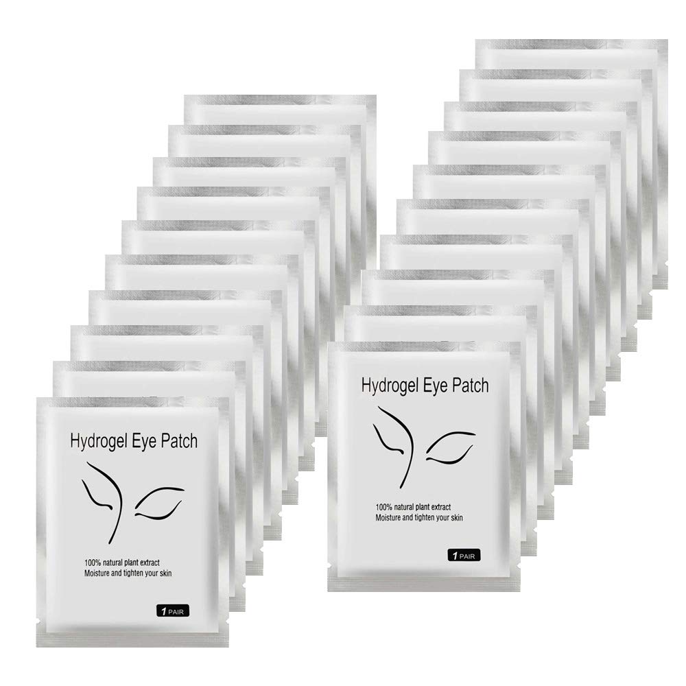 Eye Gel Pads, 100 Pairs Set Gel Eye Pads Eyelash Extension Pads Lash Gel Pads Under Eye Gel Patches,For Pro Salon and Individual Eyelash Extension