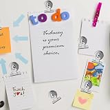 FINDMAG 20 Pack Magnetic Clips Scratch-Free Fridge Magnets Clips view 5
