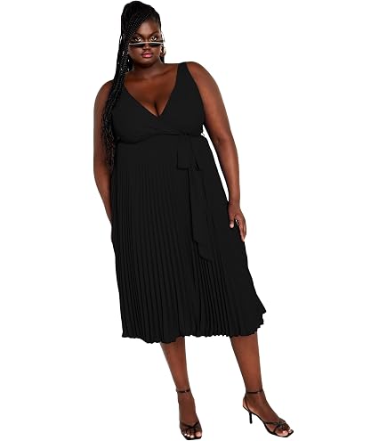 City Chic Women's Plus Size Cocktail Dress-Sweet Flare, Black, 12 : Clothing, Shoes & Jewelry