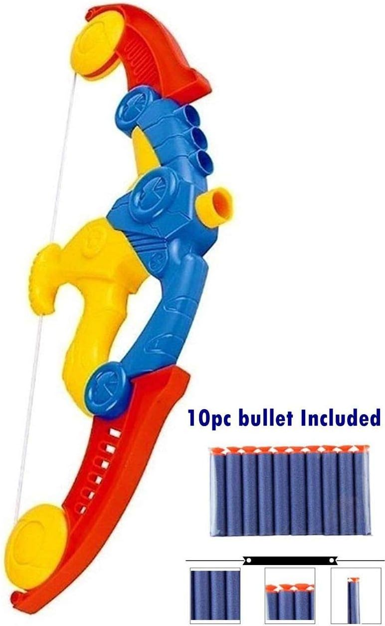 Akrobo Blaze Storm Toys with Soft Child Safe Bullets (Eagle Eye - Bow and Arrow - with 10 Soft Bullets)