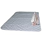 Bukm Ironing Blanket, Magnetic Ironing Mat Laundry Pad, Quilted Washer Dryer Heat Resistant Pad, Ironing Board Covers (33 1/2" x 19", Grey) (Grey)
