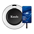 Qi iPhone Wireless Charger kit Kusda Wireless Charging Pad with iPhone Qi Receiver For iPhone 7 plus , 7, 6s Plus, iPhone 6s, iPhone 6 plus, iPhone 6 , iPhone 5 , 5s