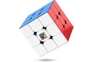 CFMOUR Magnetic Speed Cube 3x3 - Moyu RS3M Stickerless Cube, 48 Magnets - Super Fast Problem-Solving Brain Teaser Puzzle Toy for Kids & Adults