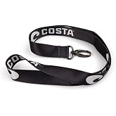 Costa Del Mar BODY_STRAP Costa Del Mar Logo Lanyard, Black