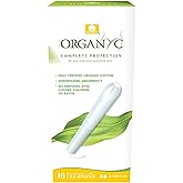 Organyc 100% Certified Organic Cotton Tampons, Cardboard Applicator, Free from Chlorine, Perfumes, Rayon and Chemicals, Regul