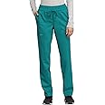 Cherokee Scrub Pants for Women Mid Rise Tapered Leg Drawstring Bottom WW105