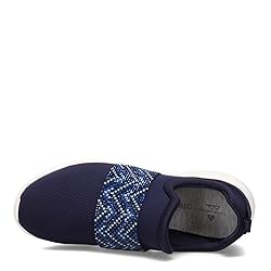 Clarks Women's Nova Way Sneaker, Dark Navy Combi, 11