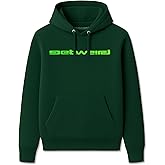 Get Weird unisex-adult Reflective Hoodie-dark Green