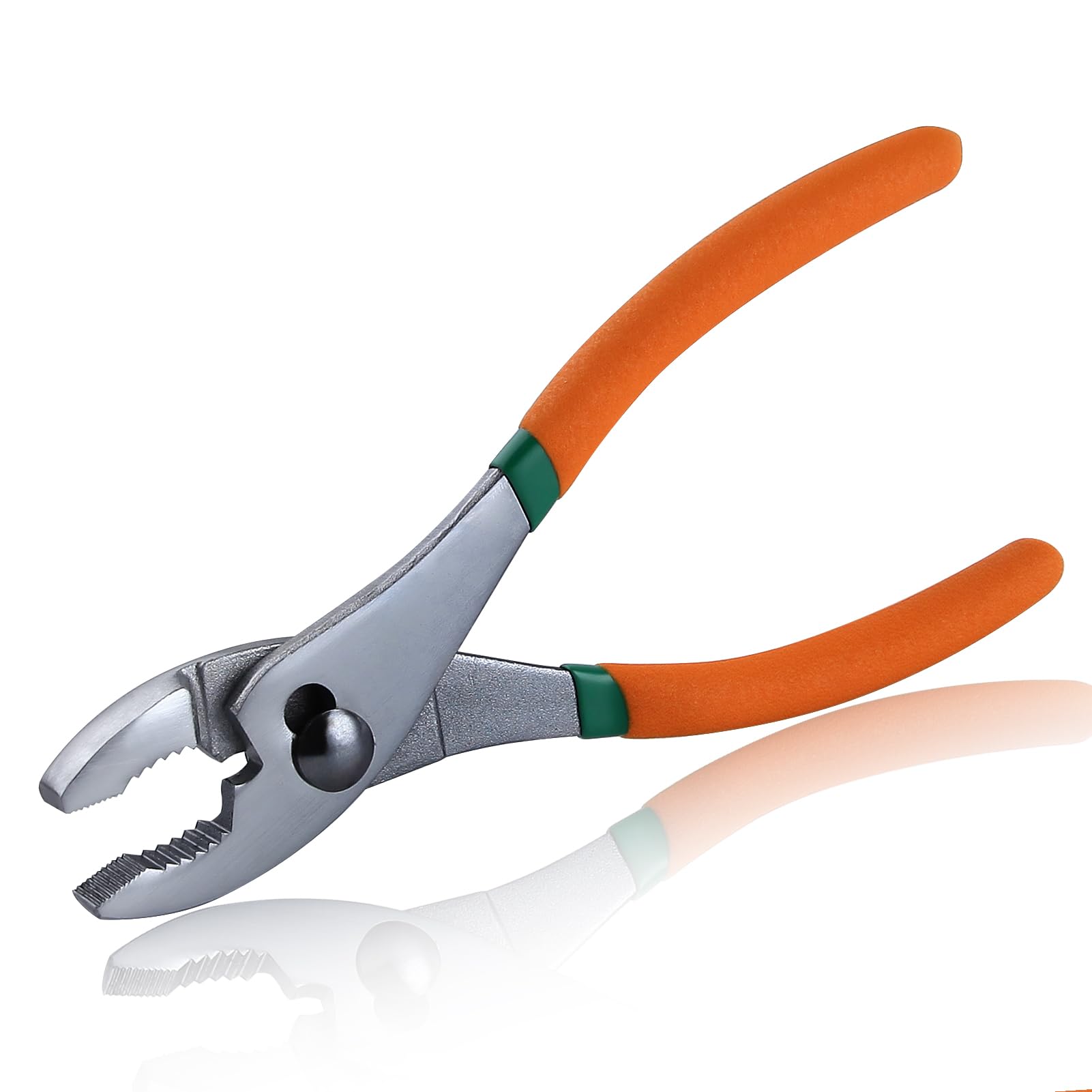 SPEEDWOX 8-Inch Slip Joint Pliers Gripping Slip Joint Plier Adjustable Wrench Sliding Joint Pliers 3-Zone Serrated Jaw Ergonomic Non-Slip Handle for Comfortable Grip Nut and Bolt Fastener