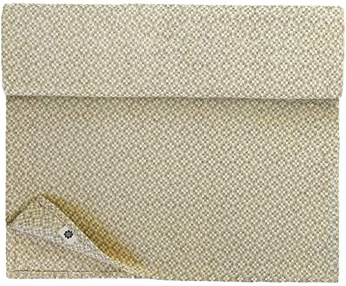 Linen & Cotton Pretty Decorative Table Runner Decorus - 44% Linen, 56% Cotton, Beige White (45 x 220 cm) Rectangle Washable Side/ Coffee Table Runner Table Linen for Home Kitchen Living Room Dining