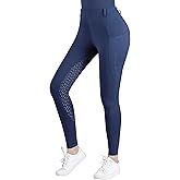 Harrison Howard Women's Horse Riding Pants Double Pocket Silicone Full-Seat Breeches Equestrian Breeches