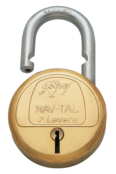 Godrej Locks 7 Levers Deluxe Hardened - 3 Keys