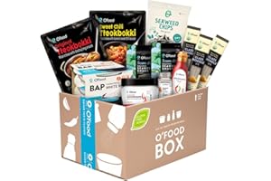 O’FOOD O'Food Box Gluten-Free Bundle, All In One Korean Ready to Eat Value Pack, Assorted Korean Food Variety Box, Asian Care Package Housewarming Gift Set for College Students New Families Home Chef Cooking