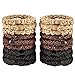 Hair Ties for Women Girls, HBY 18 Pcs Elastics Hair Bands Ponytail Holders for Thick Hair, No Damage No Crease Hair Elastics