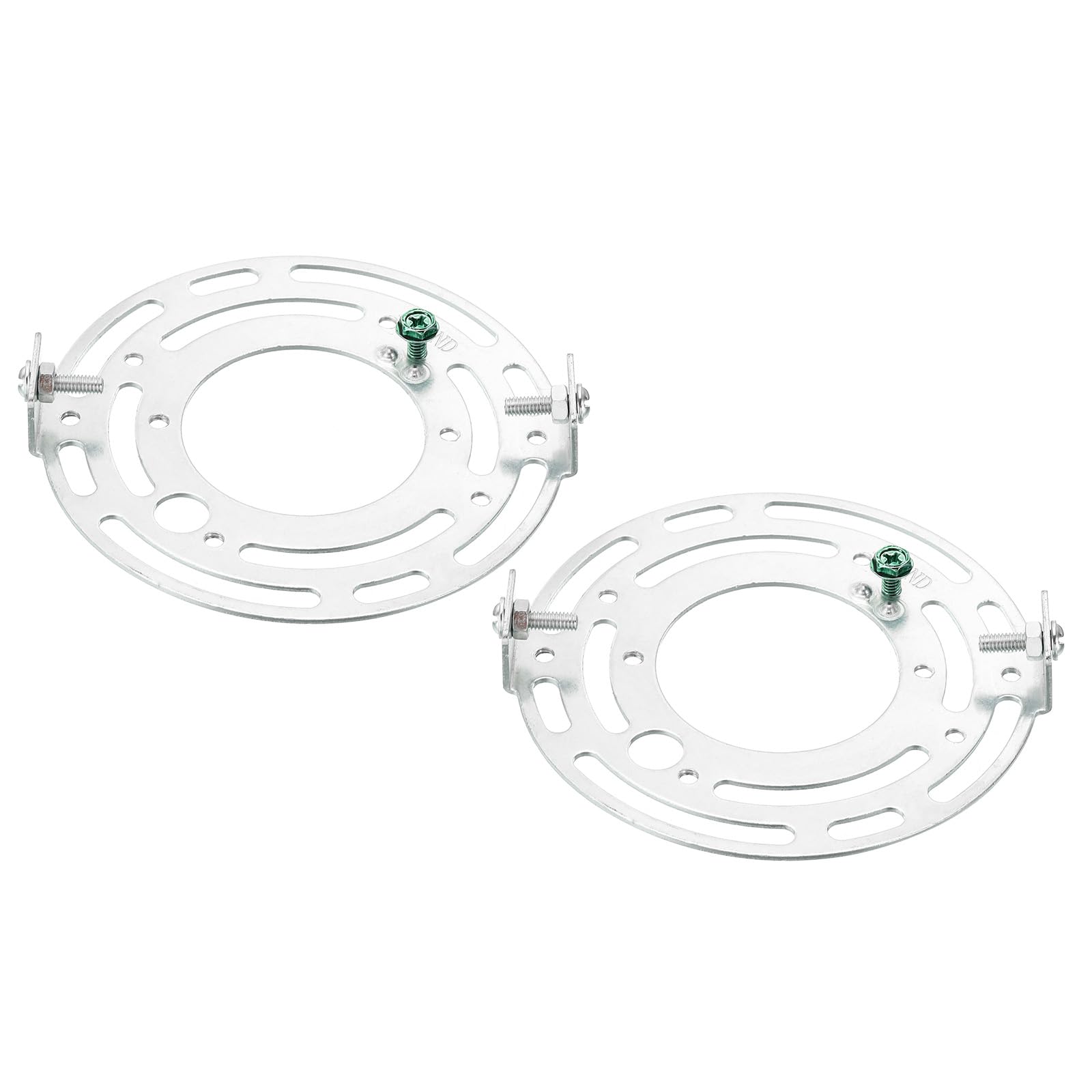 PATIKIL 105mm (4.13") Universal Light Fixture Mounting Bracket Kit, 2set Light Crossbar Round Ceiling Plate for Wall Light, Close to Ceiling Light, Chandelier