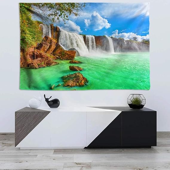 Tapestry Waterfall Tapestry Large Wall Hanging Wall Tapestries Clear