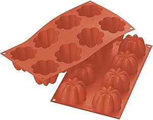 Cuisineonly-moldes flexibles silicon flex: 8 charlottes Charlotte