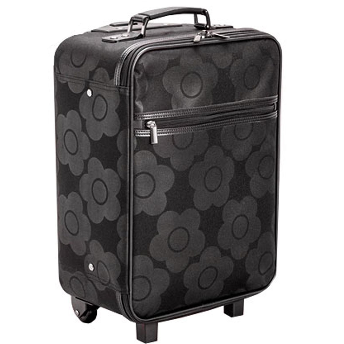 マリークワント Mary Quant キャリーケース バッグ 総柄 キャリーバッグ トランク 旅行 トラベル 出張 小さめ ミニ コンパクト デイジー 花 花柄 フラワー 黒 ブラック 非売品 鞄 カバン B0794r7bcw Centropsicopedagogico Cl