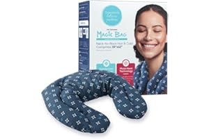 Magic Bag Signature Edition Neck-to-Back Hot & Cold Compress, Hot/Cold Therapy for Neck and Shoulder Pain Relief, Awarded wit