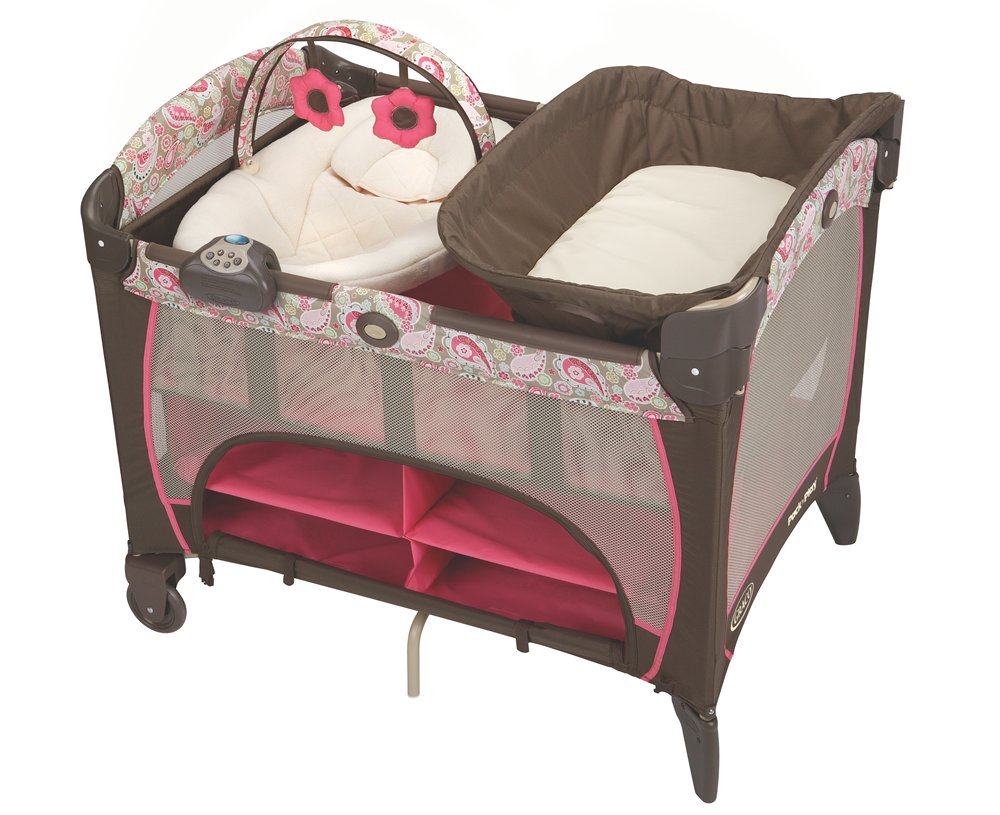 graco pack n play playard with newborn napper bassinet lx