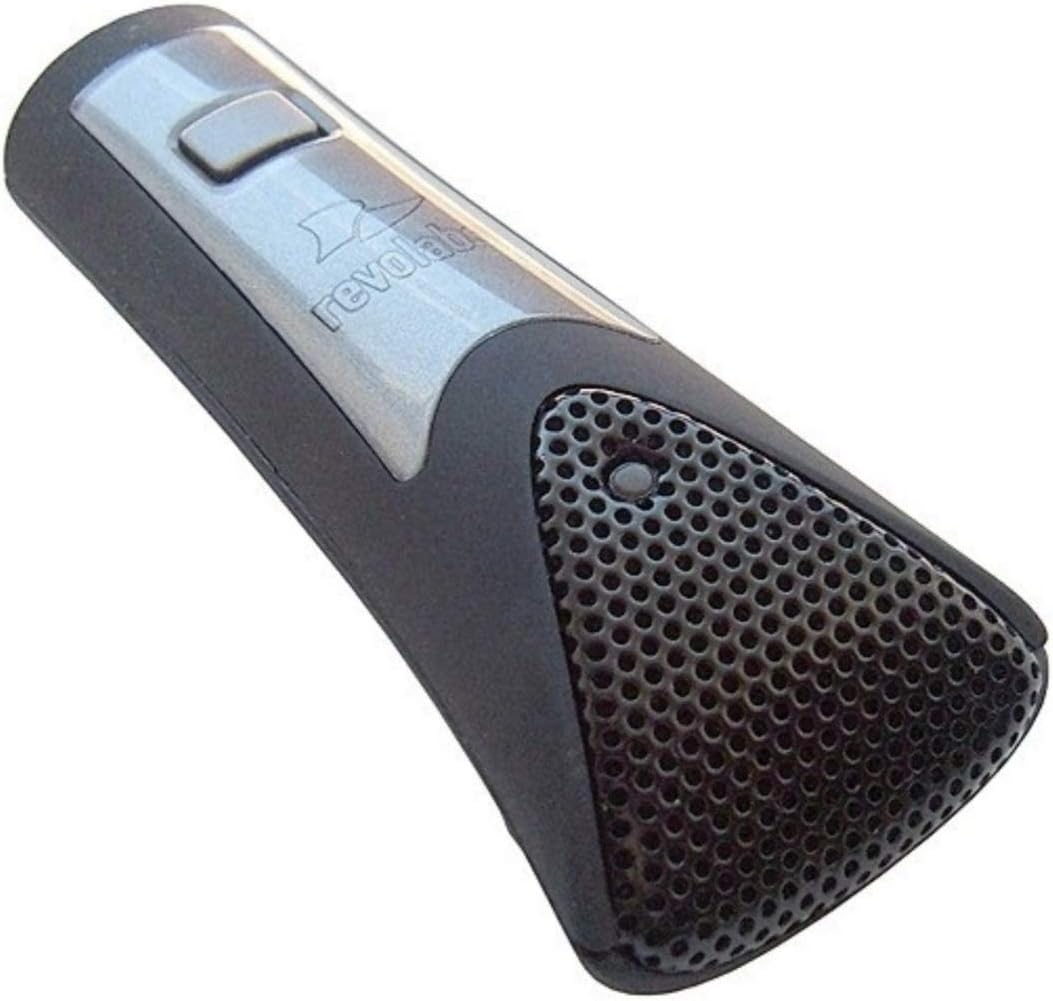 Revolabs 05-TBLMICEX-DR-11 Solo Directional Tabletop Wireless Microphone For the Fusion 4 & 8 Channel Wireless Microphone Systems, 65' - 100' (20—30 m) approximately range, Up to 8 hours talk time