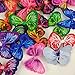 Hixixi 20pcs Pet Dog Cat Beautiful Colorfully Butterfly Hair Bows Puppy Hair Accessories with Rubber Bands