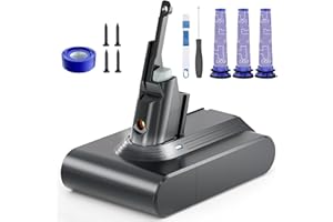 Battery Replacement for Dyson V7, 21.6V 8000mAh Li-ion Battery Compatible with SV11 V7 Motorhead V7 Animal V7Extra V7Mattress