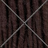 Double Ended (DE) Synthetic Backcombed Dreadlocks 22 inch - Silken Mousse