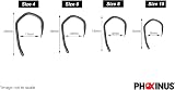 Phoxinus Katana Hooks PTFE Coated Wide Gape Angled Carp Hooks view 4