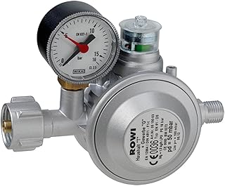 Rowi Gas Druckregler mit doppelter Überdrucksicherung; HGD 1/2 D 3 03 02 0002