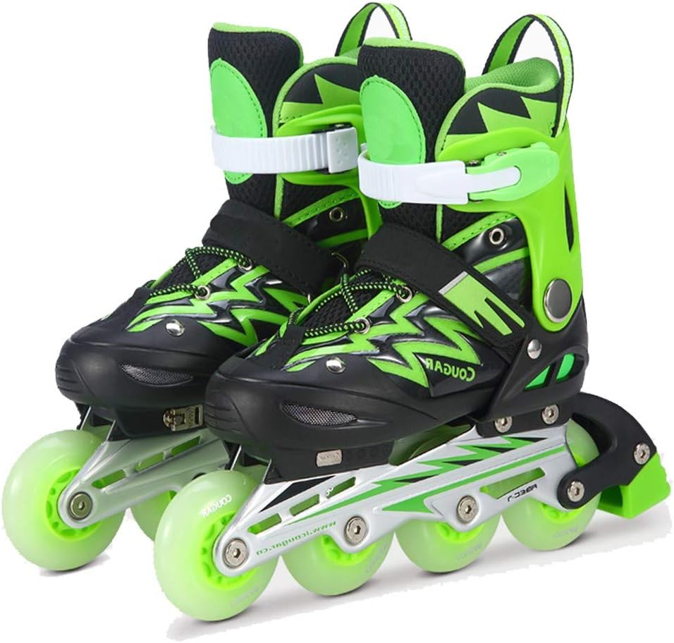 HJHY Adjustable Inline Skates in 3 Sizes for Children and Adults, Men