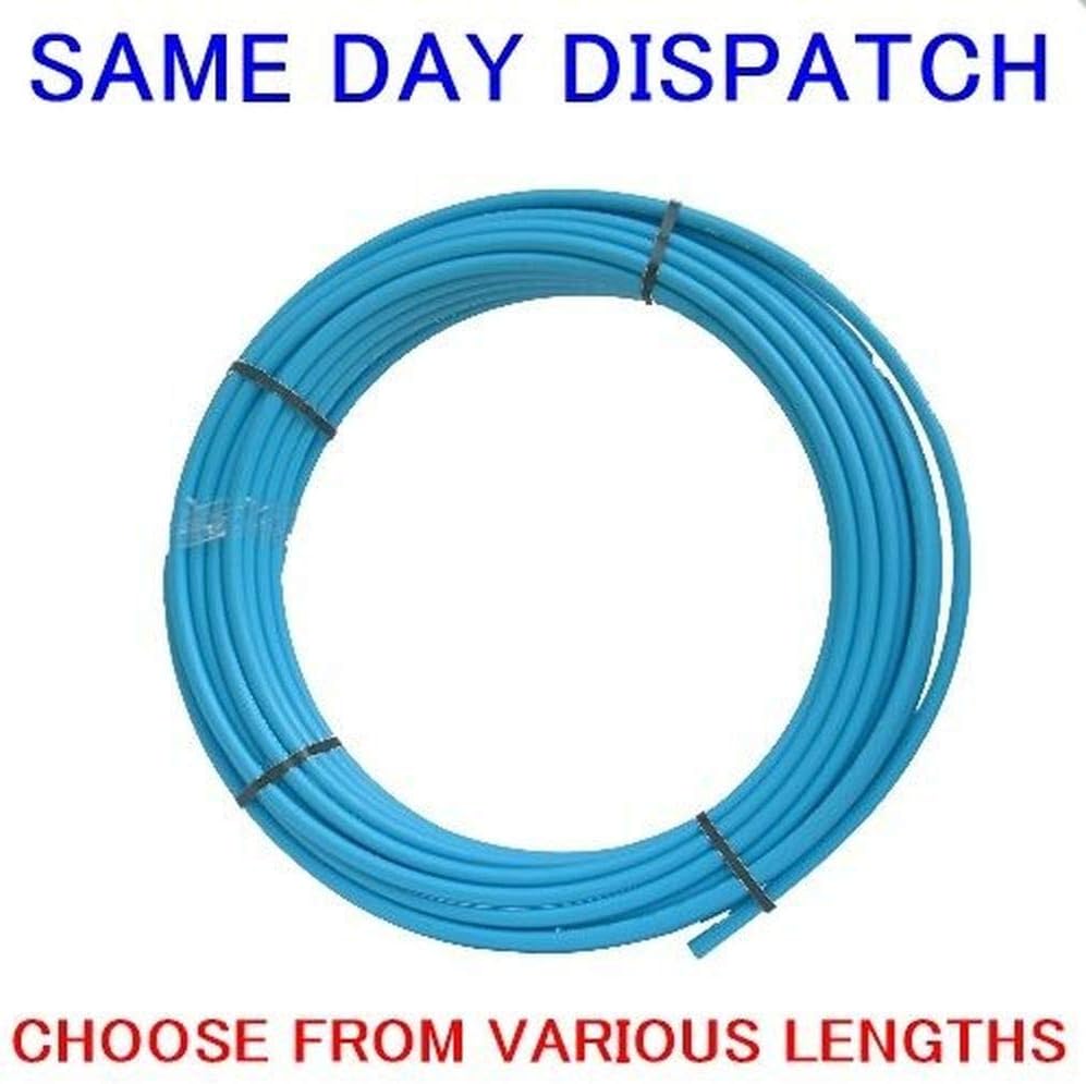 MDPE Blue Water Pipe 20mm, 25mm & 32mm Choice of Sizes & Length