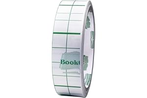 BookGuard 1 inch Clear Vinyl Roll Bookbinding Tape Multipurpose Archival Library Supplies Transparent Book Repair Tape Ideal for Document Preservation, 10 Yards