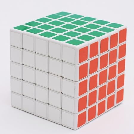 Vortex Toys 5x5x5 Speed Cube (White)