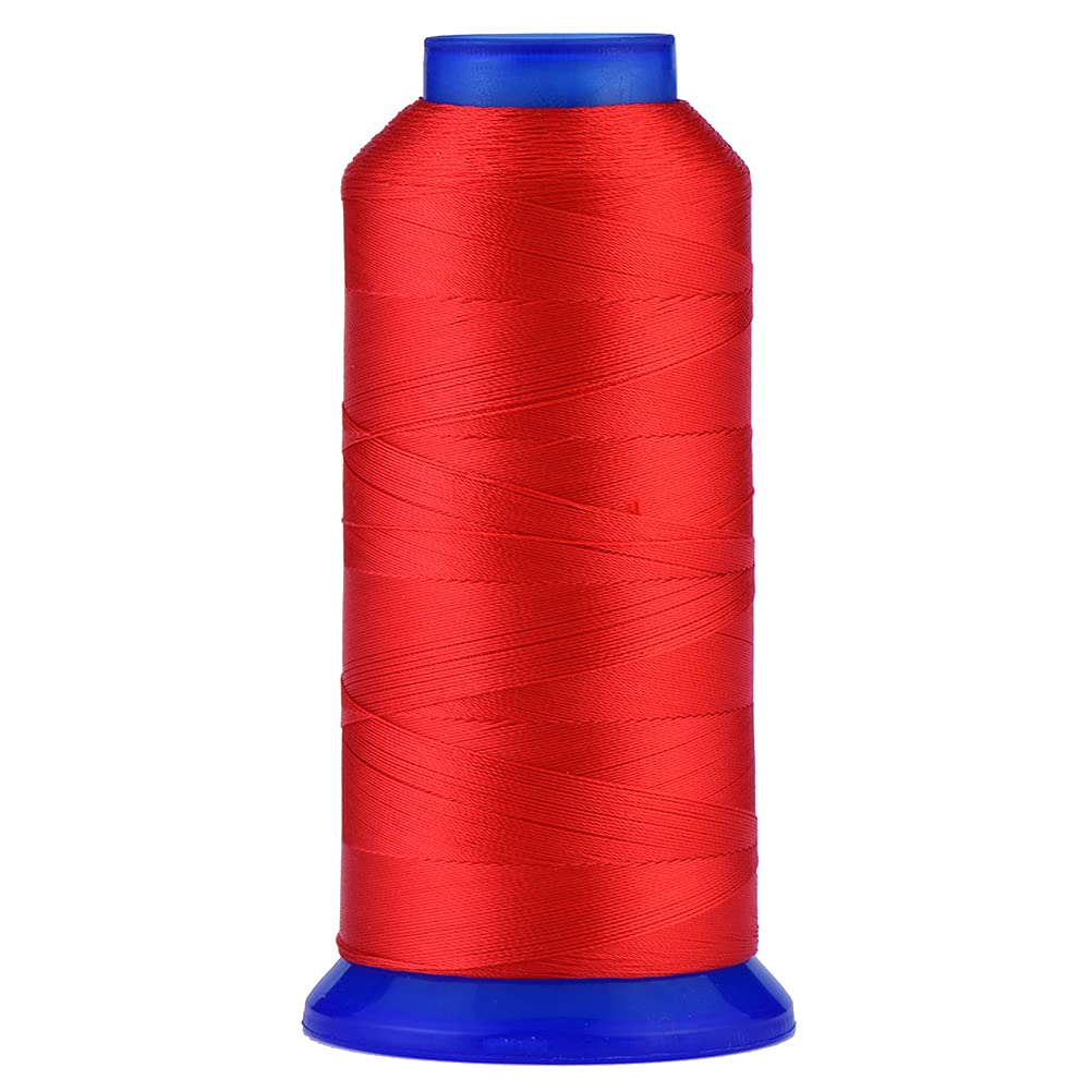 Selric [1500Yards/130g/21 Colors Available] UV resistant High Strength Polyester Thread #69 T70 Size 210D/3 for Upholstery, Outdoor Market, Drapery, Beading, Purses, Leather (Red) — image 1