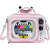 Sister Amy® Retro Dial Telephone Crossbody Shoulder Bag – Vintage-Inspired Design with Movable Microphone