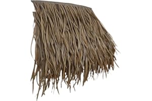 Mixed Colour Synthetic Mexican Straw Roof Thatch High Density Plastic Tiki Bar Grass Duck Blind Grass Palapa Thatch Roofing f