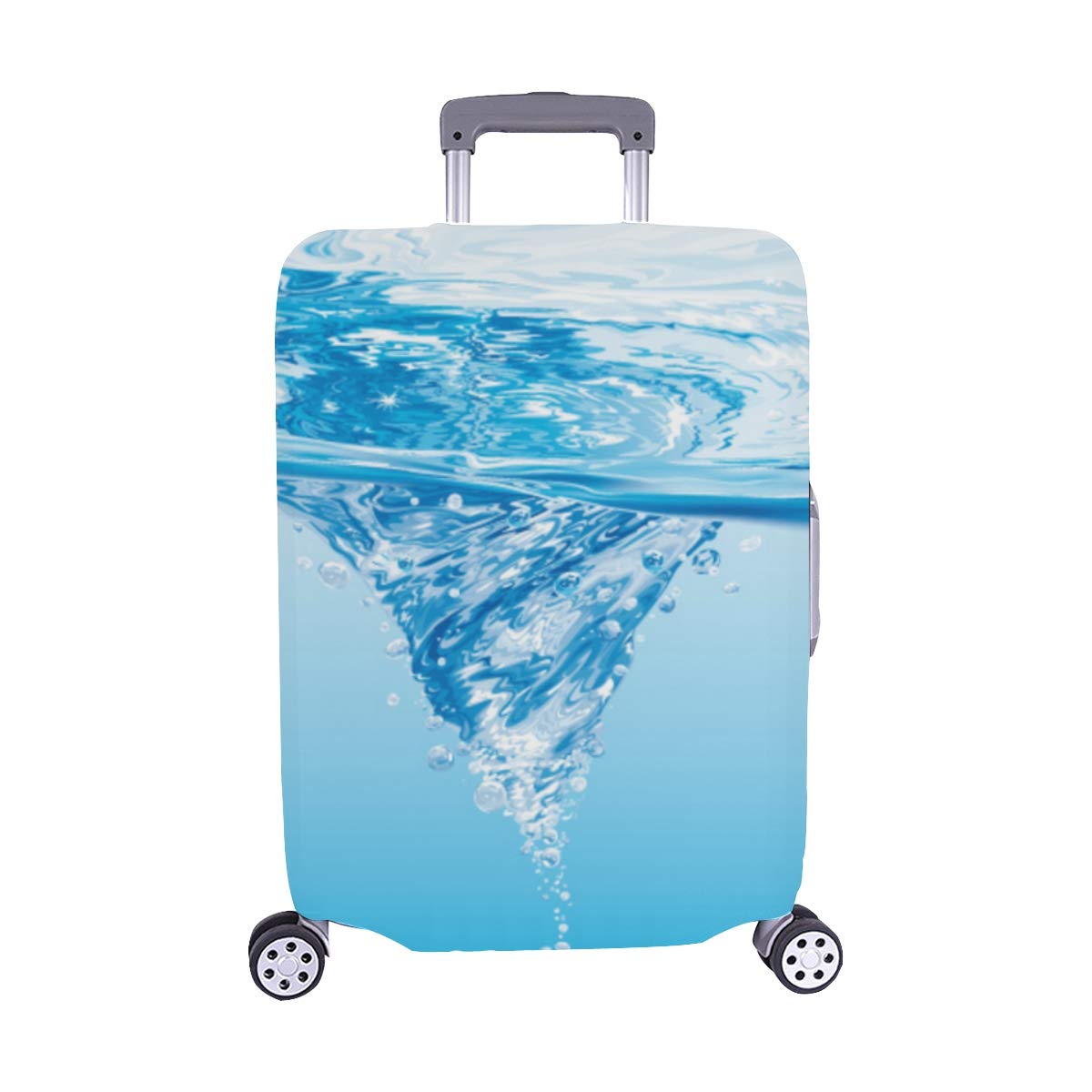 Looking At The Very Comfortable Water Whirlpool Spandex Trolley Case Travel Luggage Protector Suitcase Cover 28.5 X 20.5 Inch(only Dust Cover)